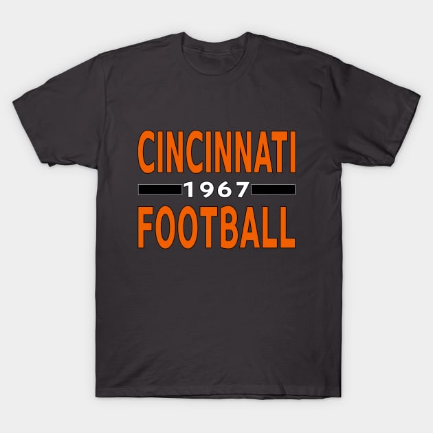 Cincinnati Football Classic T-Shirt by Medo Creations